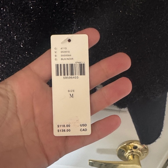 Anthropologie Maeve Pamela Tinsel Shimmer Sweater size Medium NWT - Picture 4 of 9